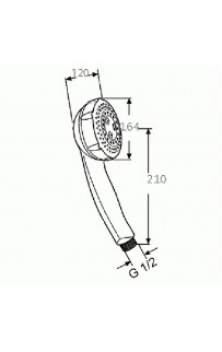 купить Душевой гарнитур Jacob Delafon Basic 1 E14326-CP Хром в EV-SAN.RU