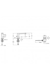 купить Смеситель для раковины Jacob Delafon Composed E73050-CP Хром в EV-SAN.RU