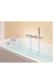 купить Смеситель для ванны Jacob Delafon Aleo E72286-CP с термостатом Хром в EV-SAN.RU