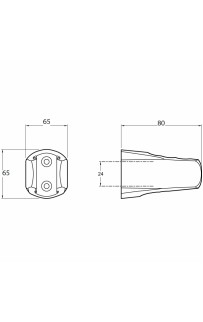 купить Держатель ручного душа Jacob Delafon E8A875-CP Хром в EV-SAN.RU