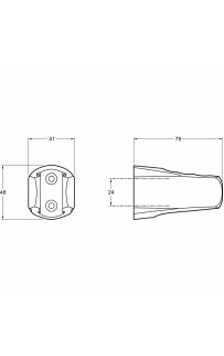 купить Держатель ручного душа Jacob Delafon E75075-CP Хром в EV-SAN.RU