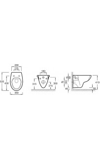 купить Комплект унитаза Jacob Delafon Patio EDV102-00+E70021-00 с инсталляцией Berges Wasserhaus Novum L3 040213 с сиденьем Микролифт и клавишей смыва Хром в EV-SAN.RU