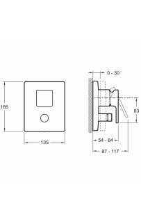 купить Смеситель для душа Jacob Delafon Strayt E98633-CP Хром в EV-SAN.RU