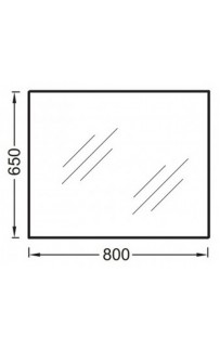 купить Зеркало Jacob Delafon Struktura 80 EB1098-NF подвесное в EV-SAN.RU