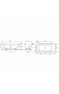 купить Акриловая ванна Jacob Delafon Ove 180x80 E60143RU-00 без гидромассажа в EV-SAN.RU