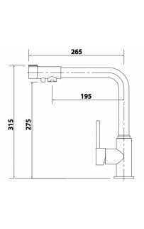 купить Смеситель для кухни Kaiser Teka 13044-7 Бежевый в EV-SAN.RU