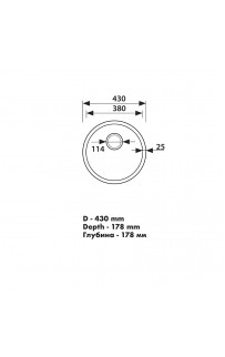 купить Кухонная мойка Kaiser KSM-4302 Black Grafit в EV-SAN.RU