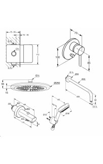 купить Душевая система Kludi Bozz 386310576 Хром в EV-SAN.RU