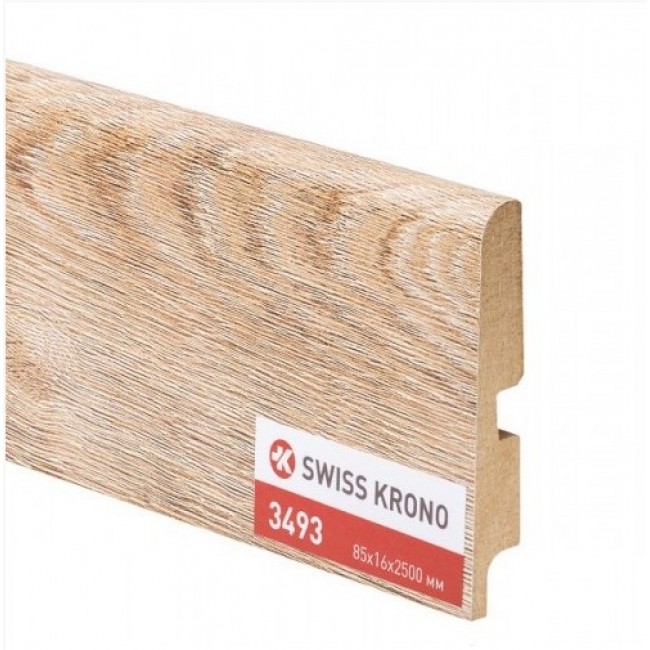 купить Плинтус Kronopol P85 Safron Oak 3493 2500х85х16 мм в EV-SAN.RU