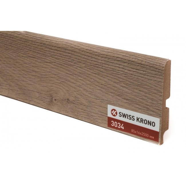 купить Плинтус Kronopol P85 Ferrara Oak 3034 2500х85х16 мм в EV-SAN.RU