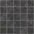 Керамическая мозаика Laparet Total мозаичный чёрный MM34108 25х25 см