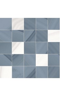 Керамическая мозаика Laparet Space мозаичный синий MM34104 25х25 см