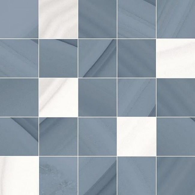 Керамическая мозаика Laparet Space мозаичный синий MM34104 25х25 см