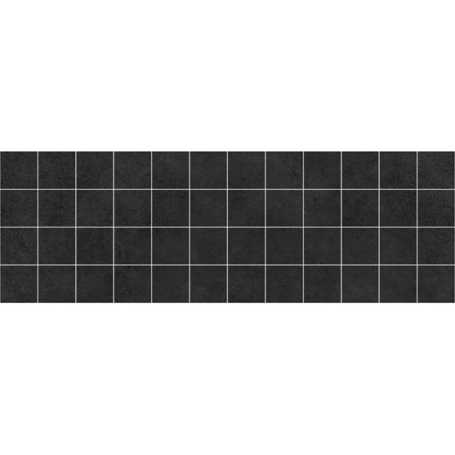 купить Керамический декор Laparet Alabama мозаичный чёрный MM60062 20х60 см в EV-SAN.RU