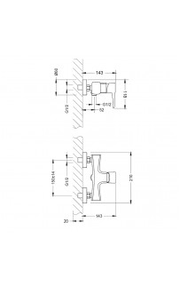 купить Смеситель для душа Lemark Evitta LM0503C Хром в EV-SAN.RU