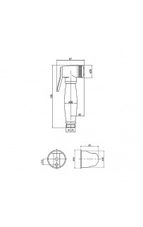 купить Гигиенический душ Lemark LM8087B Бронза в EV-SAN.RU