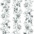 Панно Marburg Crush Motion 63455 Винил на флизелине (2,1*2,7) Белый/Черный, Цветы