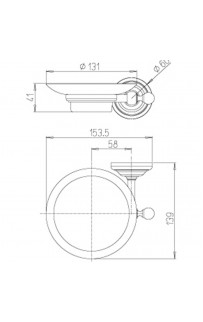 купить Мыльница Paini Duomo 88CR021BI Хром в EV-SAN.RU