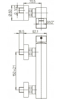 купить Смеситель для душа Paini Dax 84CR511R Хром в EV-SAN.RU