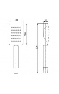 купить Ручной душ Paini Aversa AVCR155 Хром в EV-SAN.RU