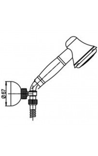 Ручной душ Paini Ornellaia MACR155TC Хром