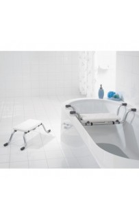 купить Сиденье для ванны Ridder Assistent А0042001 Хром, Белый в EV-SAN.RU