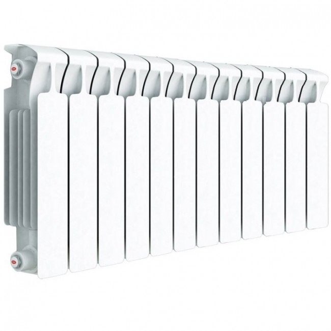 купить Биметаллический радиатор Rifar Monolit 350 12 секций с боковым подключением в EV-SAN.RU