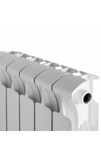 купить Биметаллический радиатор Rifar Monolit 500 8 секций с боковым подключением в EV-SAN.RU