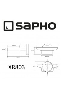 купить Мыльница Sapho X-round XR803 Хром в EV-SAN.RU