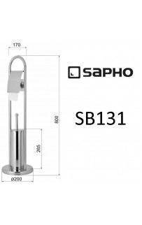 купить Напольная стойка Sapho Samba SB131 Хром в EV-SAN.RU