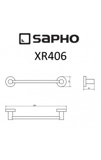 купить Полотенцедержатель Sapho X-round XR406 Хром в EV-SAN.RU