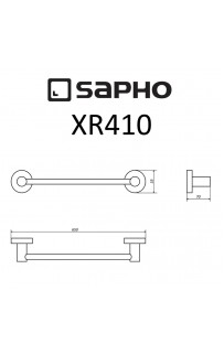 купить Полотенцедержатель Sapho X-round XR410 Хром в EV-SAN.RU