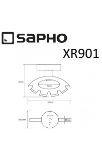 купить Держатель зубных щеток Sapho X-round XR901 Хром в EV-SAN.RU