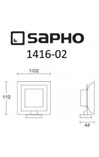 купить Мыльница Sapho Apollo 1416-02 Хром в EV-SAN.RU