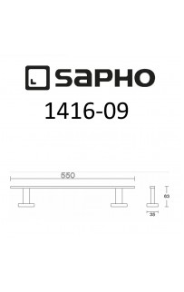 купить Полотенцедержатель Sapho Apollo 1416-09 Хром в EV-SAN.RU