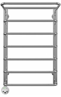купить Электрический полотенцесушитель Terminus Полка П7 450x696 4660059921075 с полкой Хром в EV-SAN.RU