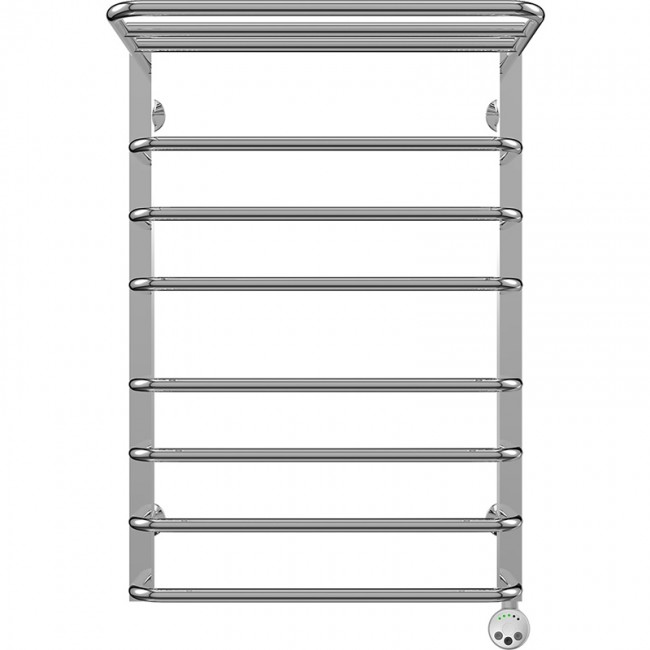 купить Электрический полотенцесушитель Terminus Арктур П8 500x796 4660059920436 с полкой Хром в EV-SAN.RU