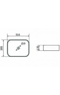 Раковина-чаша Timo Soli 51 TK-305MW Белая матовая