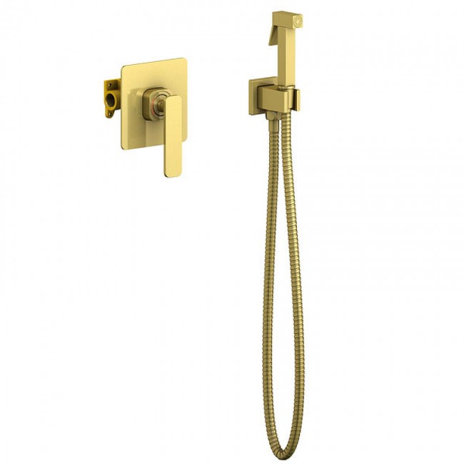 купить Гигиенический душ со смесителем Timo Torne 4389/17SM Золото матовое в EV-SAN.RU