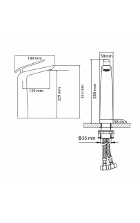 купить Смеситель для раковины Timo Olivia 3211/03F Черный в EV-SAN.RU