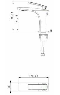 купить Смеситель для раковины Timo Helmi 4061/00-16F Хром Белый в EV-SAN.RU