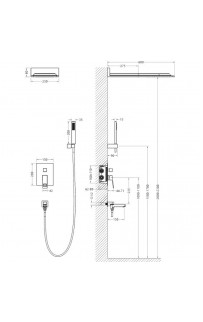 купить Душевая система Timo Briana SX-7119/03SM Черный в EV-SAN.RU