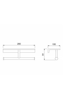 купить Держатель туалетной бумаги Timo Selene 10045/00 Хром в EV-SAN.RU