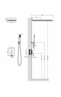 купить Душевая система Timo Briana SX-7139/03SM Черный в EV-SAN.RU