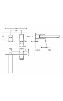 купить Смеситель для раковины Timo Briana 7171/00SM Хром в EV-SAN.RU