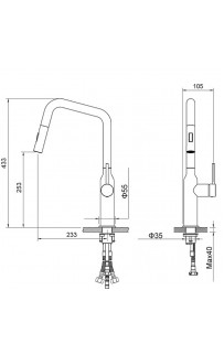 купить Смеситель для кухни Timo Saona 2386/00FL Хром в EV-SAN.RU