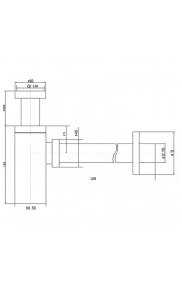 купить Сифон для раковины Timo 959/17L Золото матовое в EV-SAN.RU