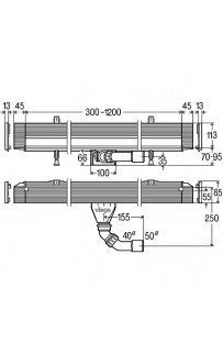 купить Решетка для лотка Viega Advantix Vario Wall 4967.30 736569 Матовый хром в EV-SAN.RU