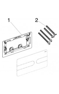 купить Клавиша смыва Viega Prevista Visign for Style 8613.1 773151 Белая матовая в EV-SAN.RU