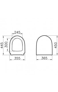 купить Сиденье для унитаза Vitra Sento 86-003-009 с микролифтом в EV-SAN.RU